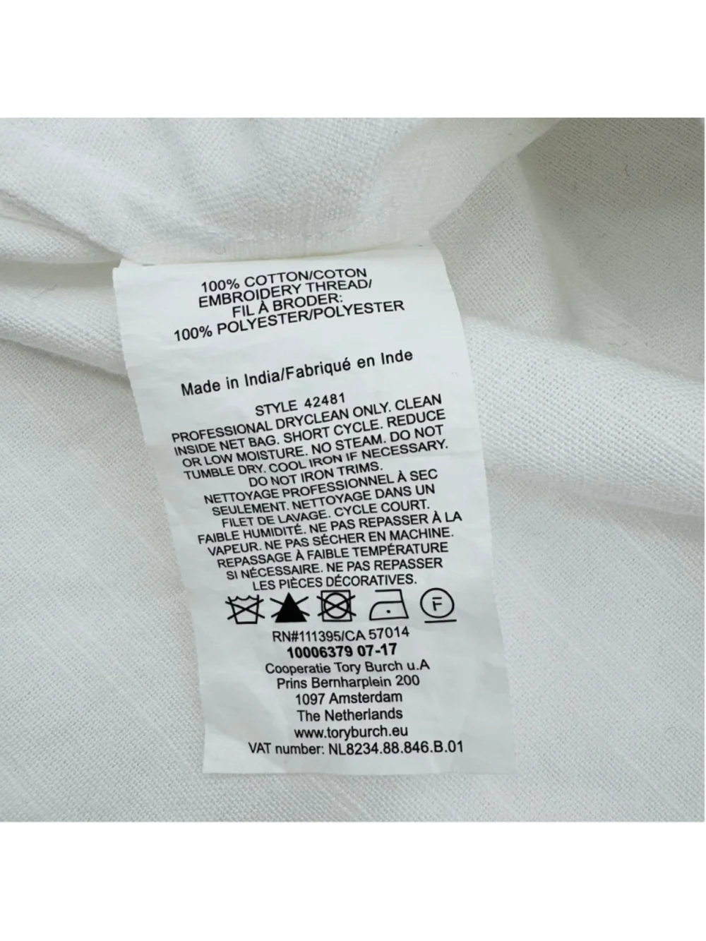 Tory Burch dry shown